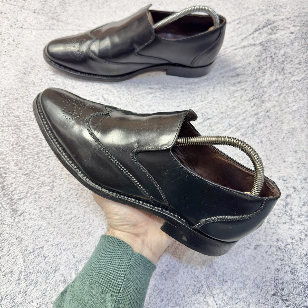 Designer × Handmade × Vintage Samuel Windsor Vintage Loafers Brogues US8 UK7 EU41 26cm Size US 8 / EU 41 - 7 Thumbnail