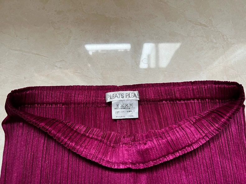 Issey Miyake issey miyake size:2 Purple skinny pants 2506-Nextarrow Size 42" / US 20 - 2 Thumbnail
