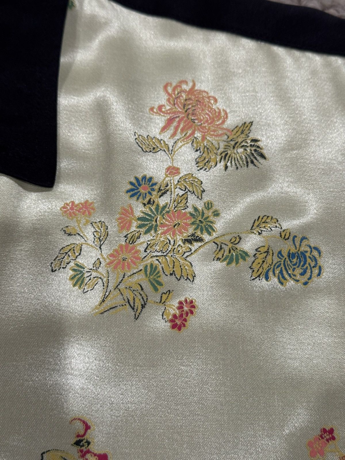 Enfants Riches Deprimes Silk Floral Shirt With Jacquard Inset Size US M / EU 48-50 / 2 - 9 Thumbnail