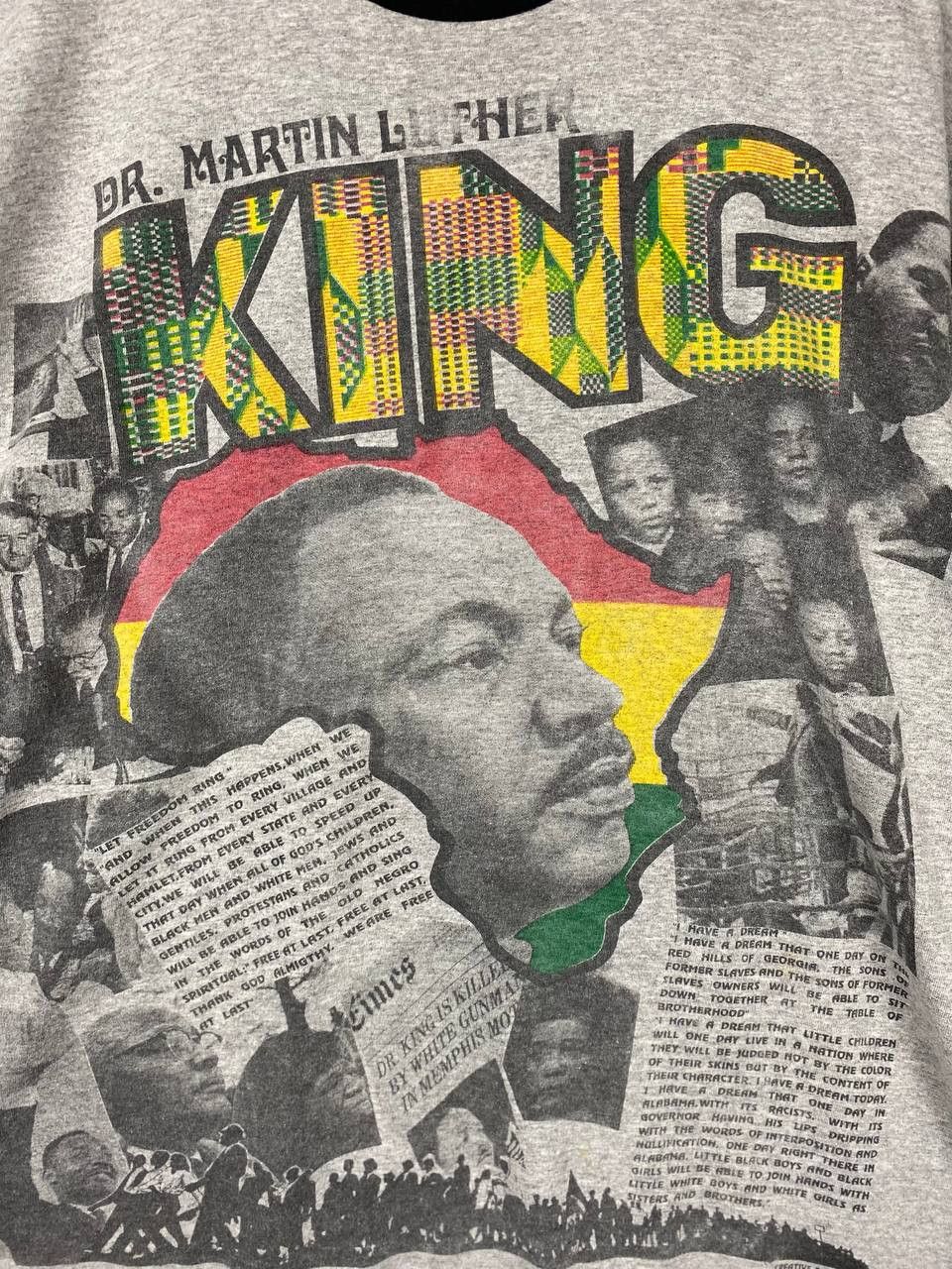 Rap Tees vintage martin luther king jr ringer tee nice design Size US L / EU 52-54 / 3 - 2 Thumbnail