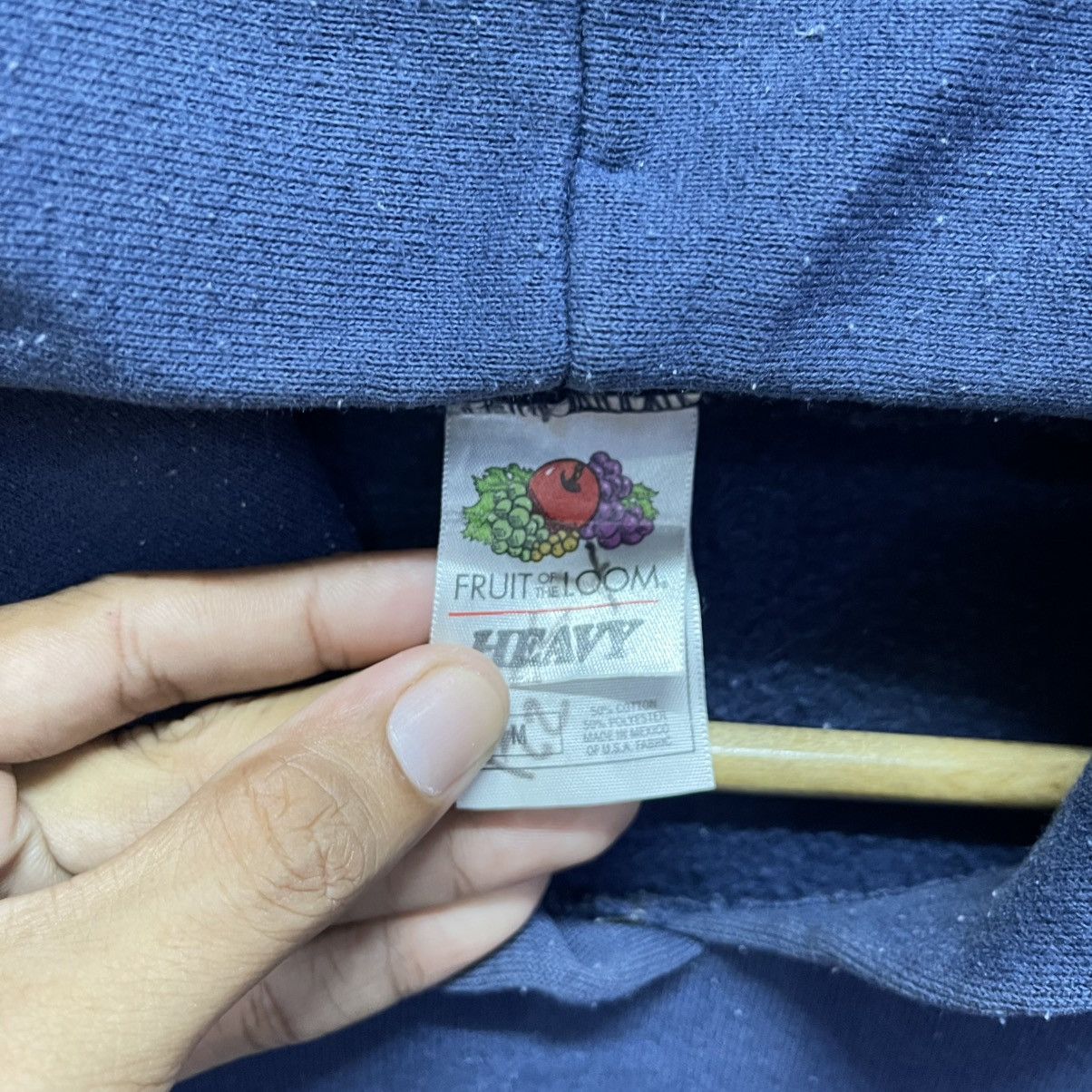 Fruit Of The Loom 90s USA Nationals Navy Hoodie – Fruit of the Loom Size US M / EU 48-50 / 2 - 8 Thumbnail