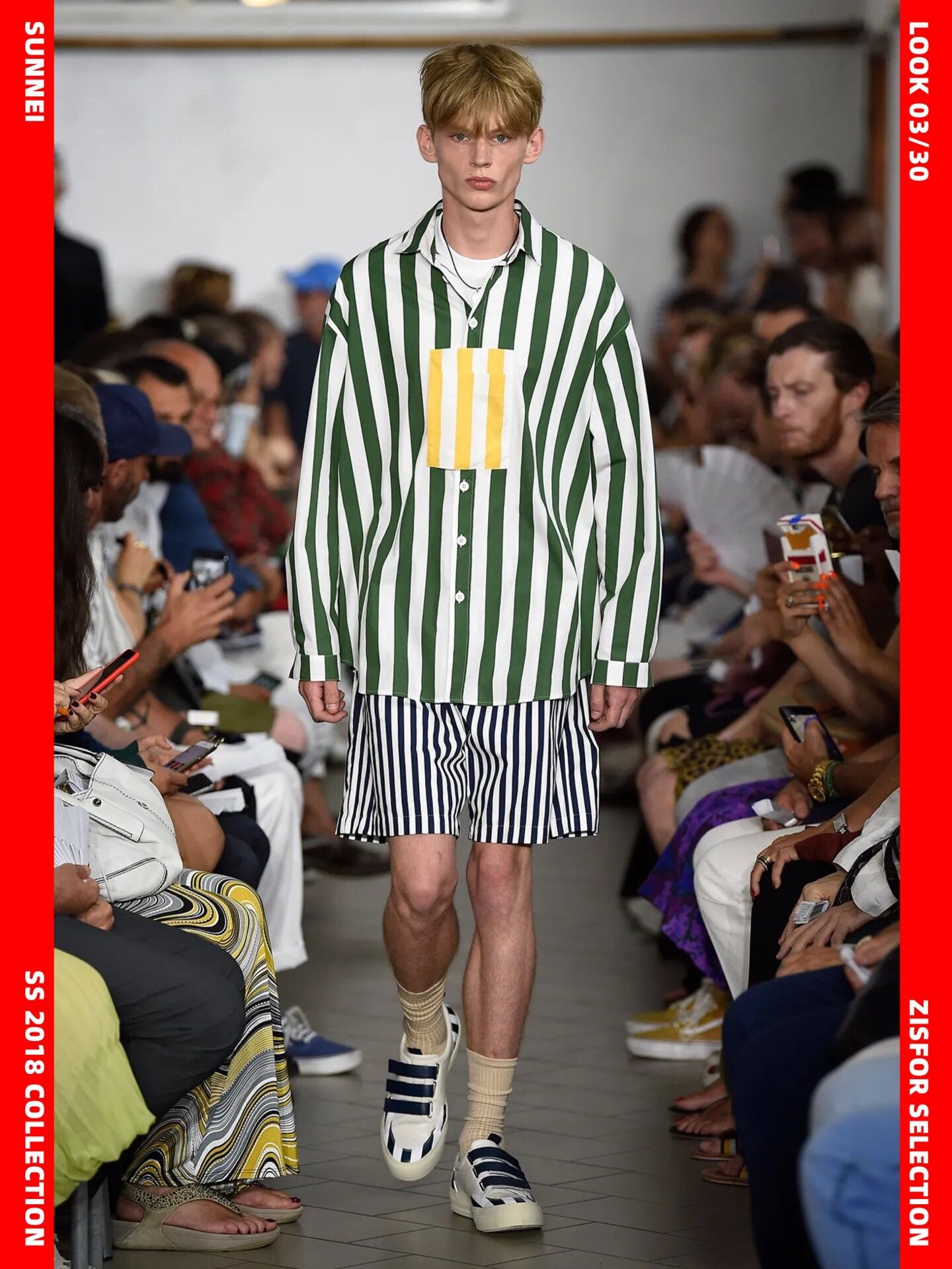 Sunnei SUNNEI Striped Colorblock Shirt SS18 Size US M / EU 48-50 / 2 - 1 Thumbnail