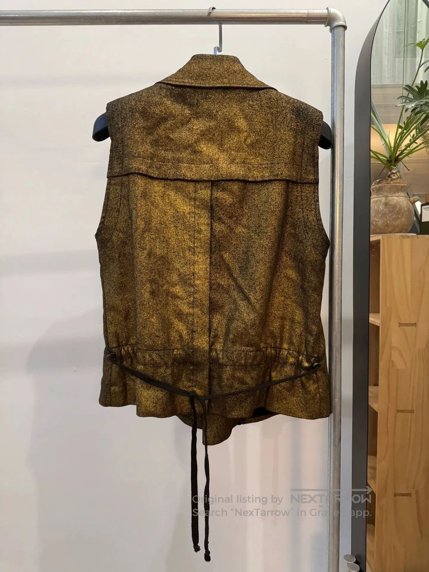 Ann Demeulemeester Ann Demeulemeester Black Gold Vest. Size US S / EU 44-46 / 1 - 3 Thumbnail