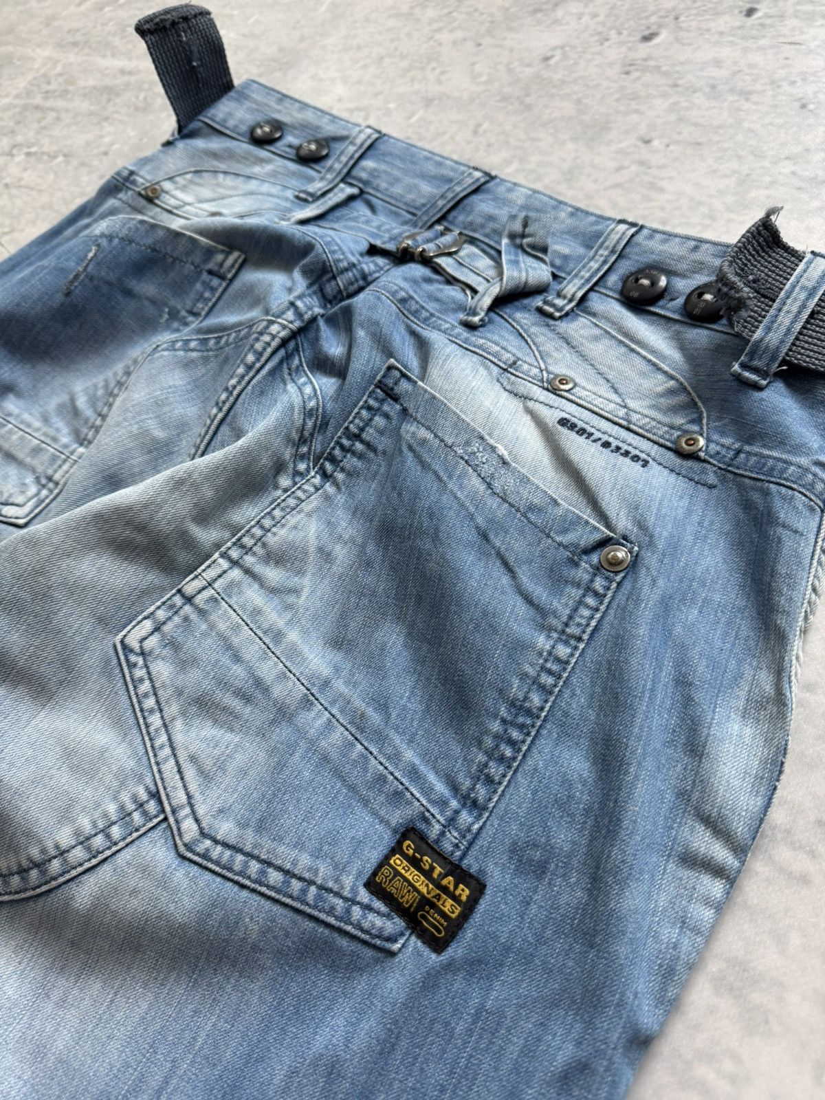 G-Star Vintage 00s streetwear G-Star awesome denim pants jeans Size US 34 / EU 50 - 8 Thumbnail
