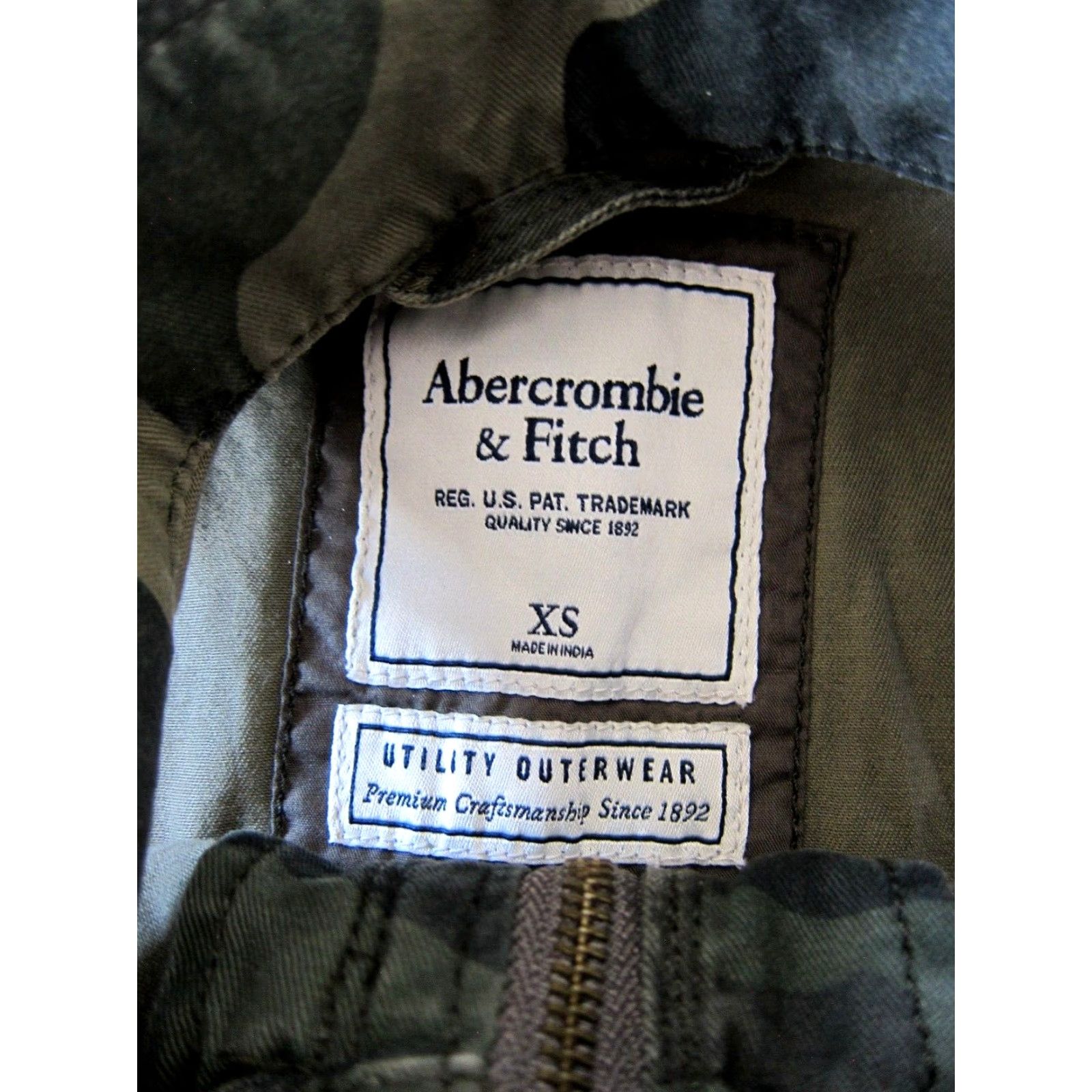 Abercrombie & Fitch Abercrombie & Fitch Vest Woman XS Army Green Camouflage 100% Cotton Cargo Pocket Vest Womens XS Size XS / US 0-2 / IT 36-38 - 3 Thumbnail