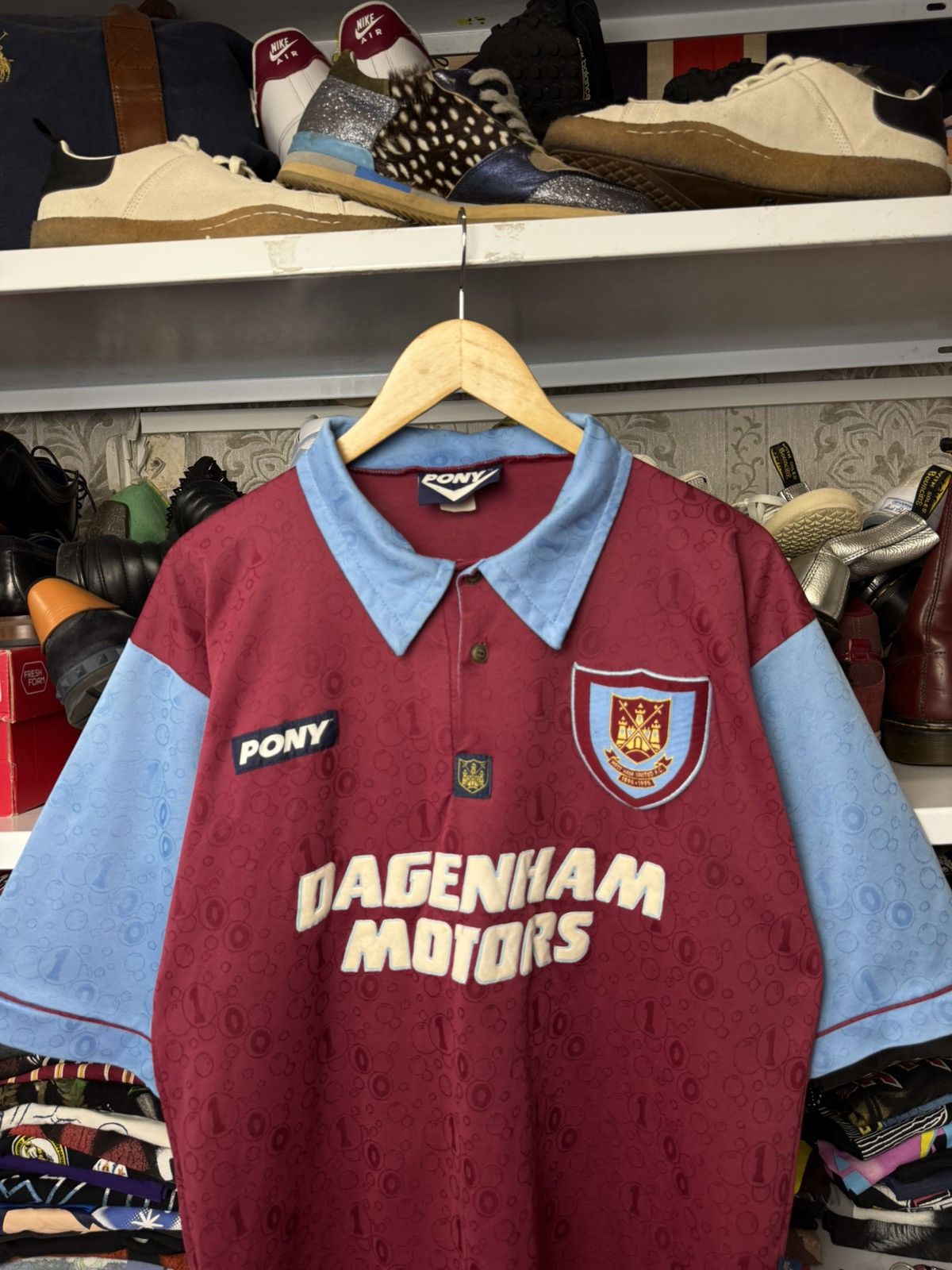 Umbro Vintage Umbro WEST HAM UNITED Centenary Shirt 1995-97 Size US M / EU 48-50 / 2 - 5 Thumbnail