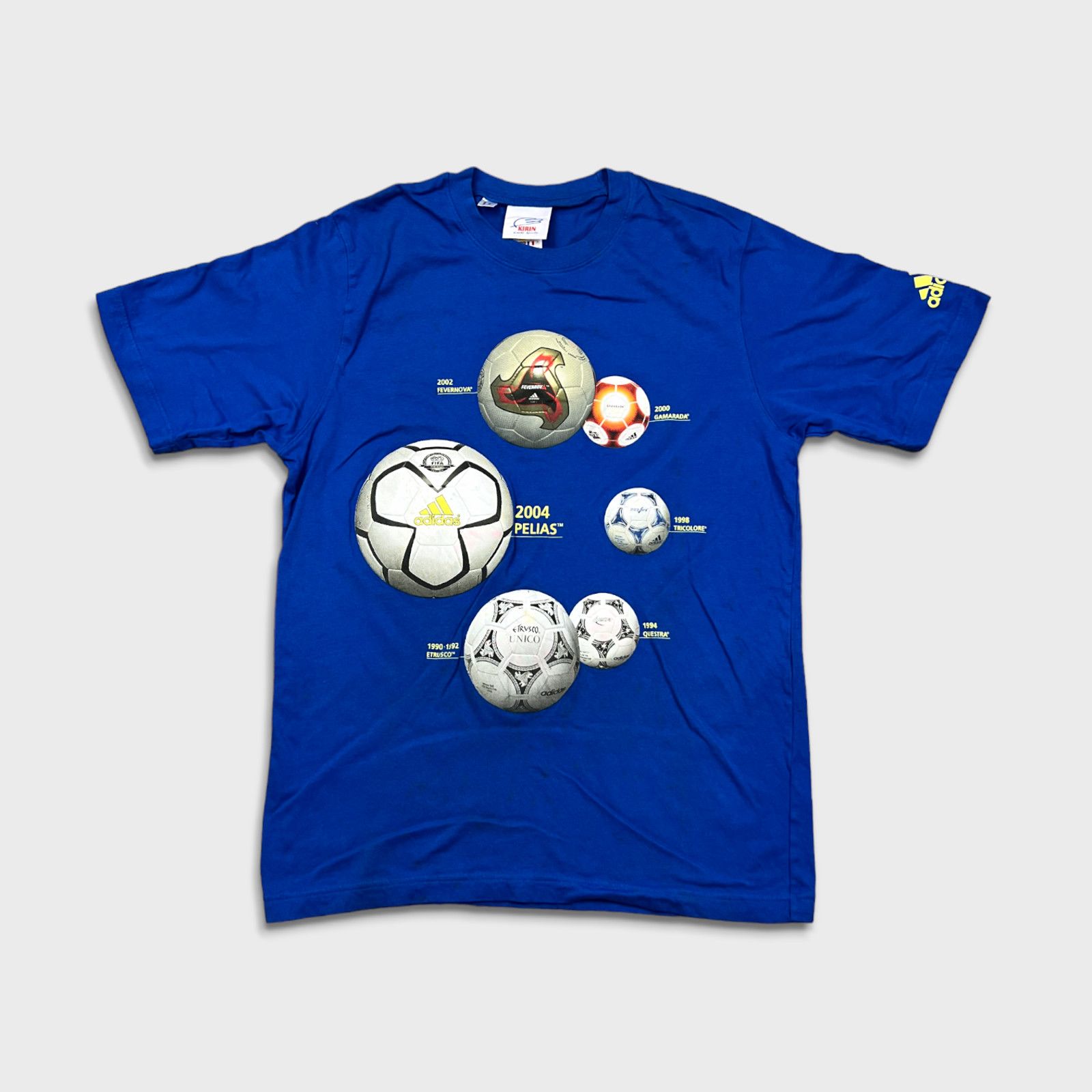 Adidas × Vintage VTG 2004 Adidas T Shirt Kirin FIFA World Cup Soccer Ball Tee Size US L / EU 52-54 / 3 - 1 Thumbnail