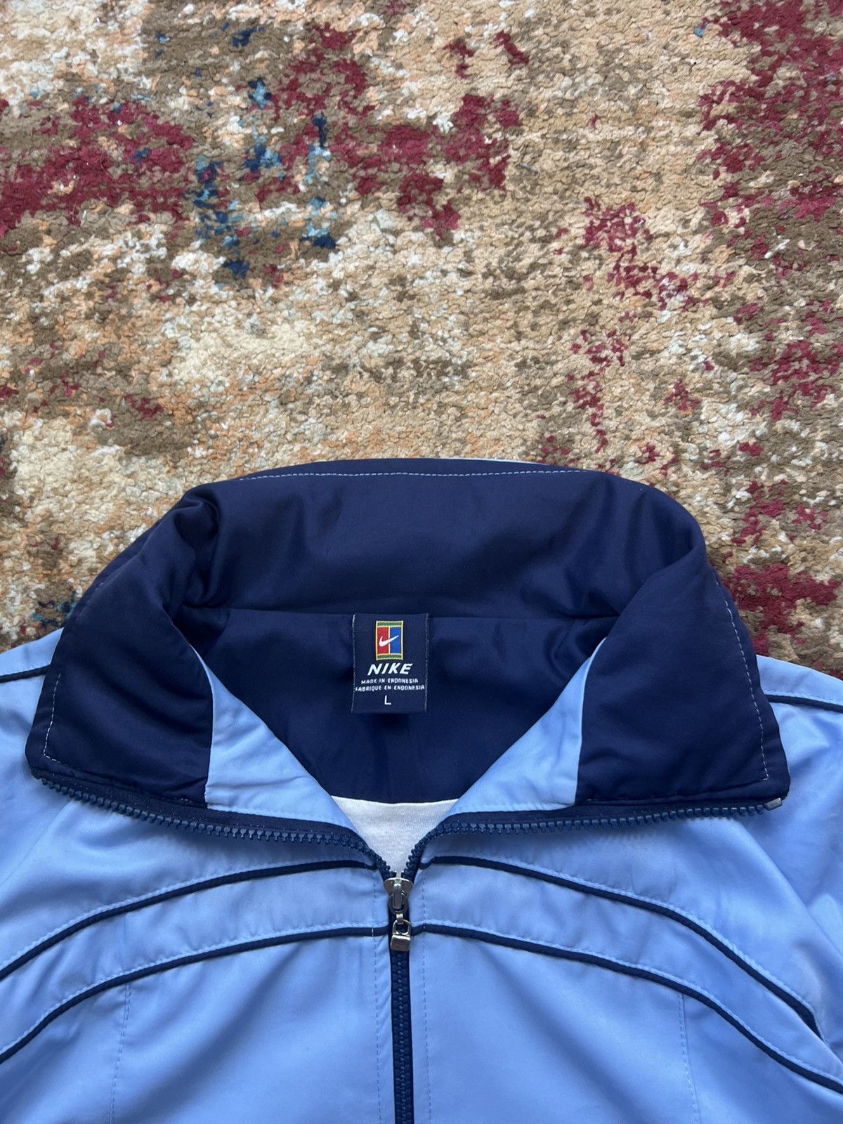 Vintage 💎 90’s NIKE RETRO SWOOSH LOGO Y2K BOOTLEG TRACK JACKET Size US S / EU 44-46 / 1 - 4 Thumbnail