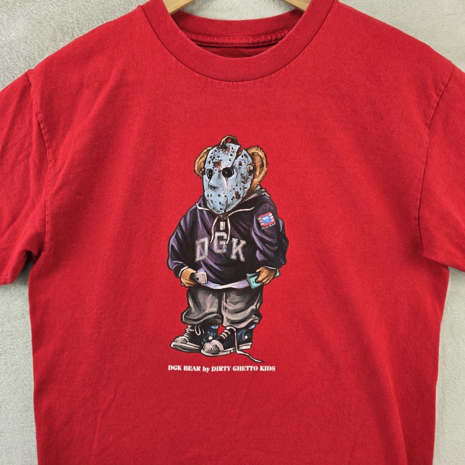 DGK DGK Dirty Ghetto Kids Jason Polo Bear Shirt Mens Medium Size US M / EU 48-50 / 2 - 3 Thumbnail