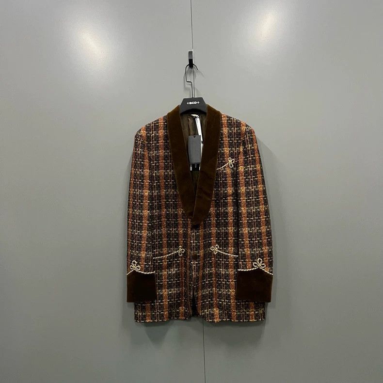 Gucci GUCCI Plaid Suit Jacket Size 44 New- DMC Size US L / EU 52-54 / 3 - 1 Thumbnail