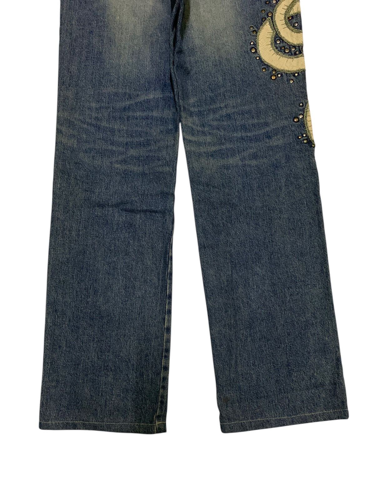 14th Addiction PRIGS SNAKE STUDDED PUNK JAPANESE DISTRESSED DENIM Size US 32 / EU 48 - 10 Thumbnail