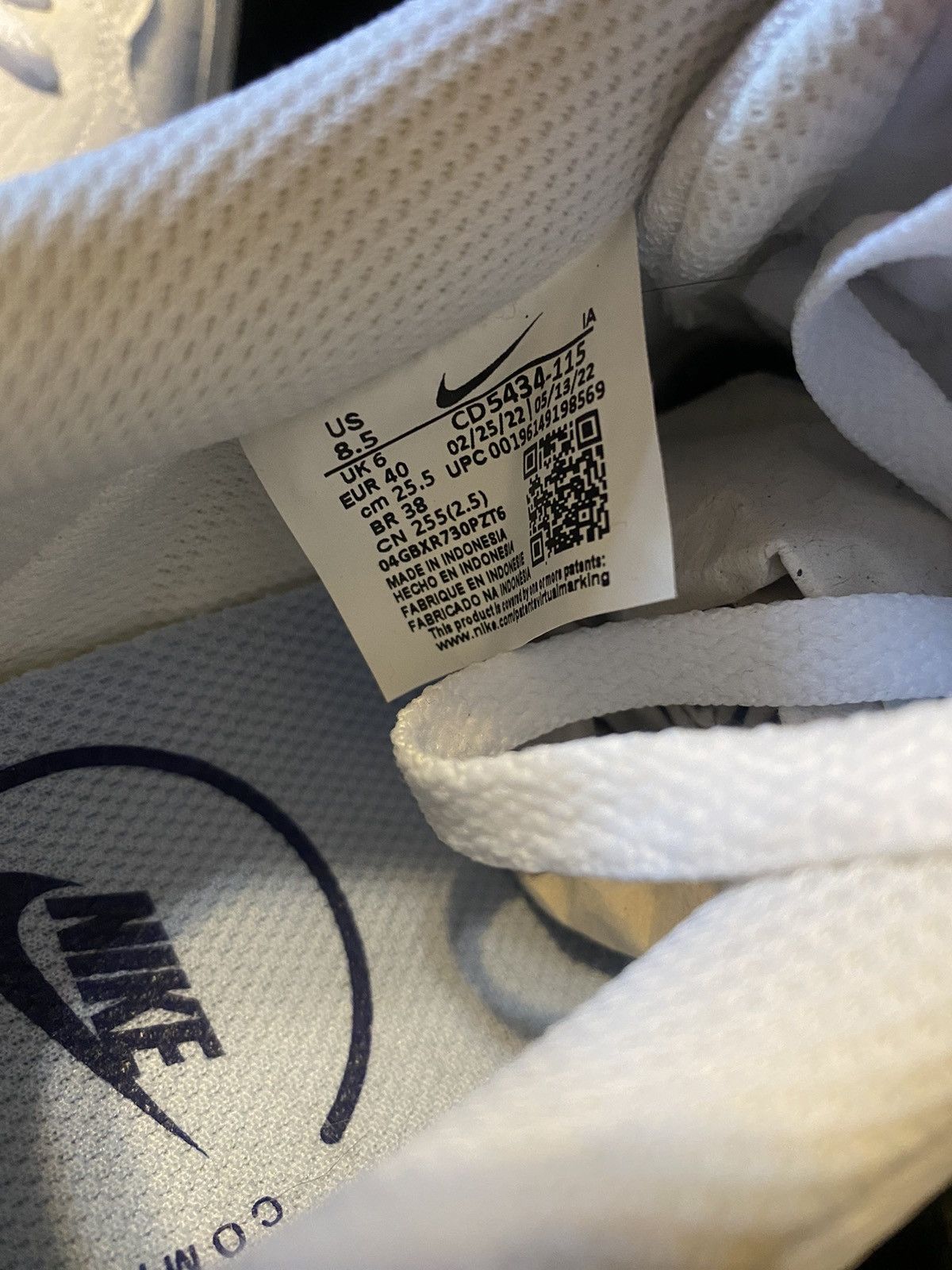 Designer × Nike Nike WMNS COURT VISION LOW 'WHITE ROYAL TINT' Size US 8.5 / IT 38.5 - 10 Thumbnail