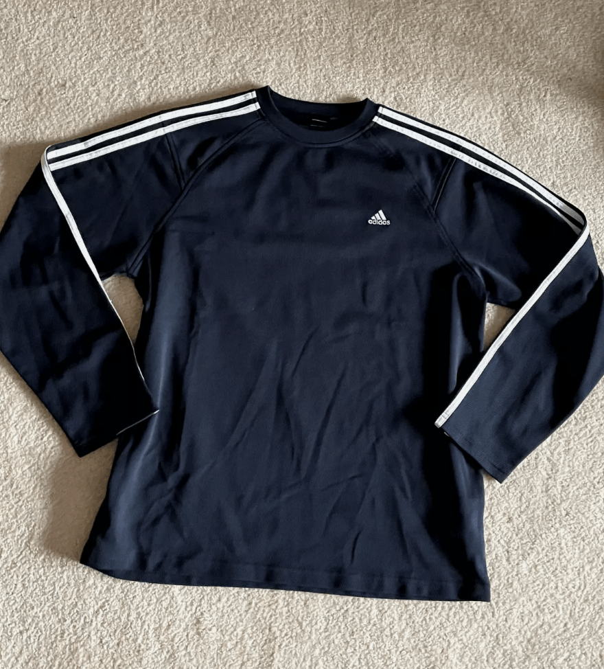 Adidas × Vintage Adidas VTG Y2K Futbol Mesh Longsleeve Size Large Size US L / EU 52-54 / 3 - 1 Thumbnail