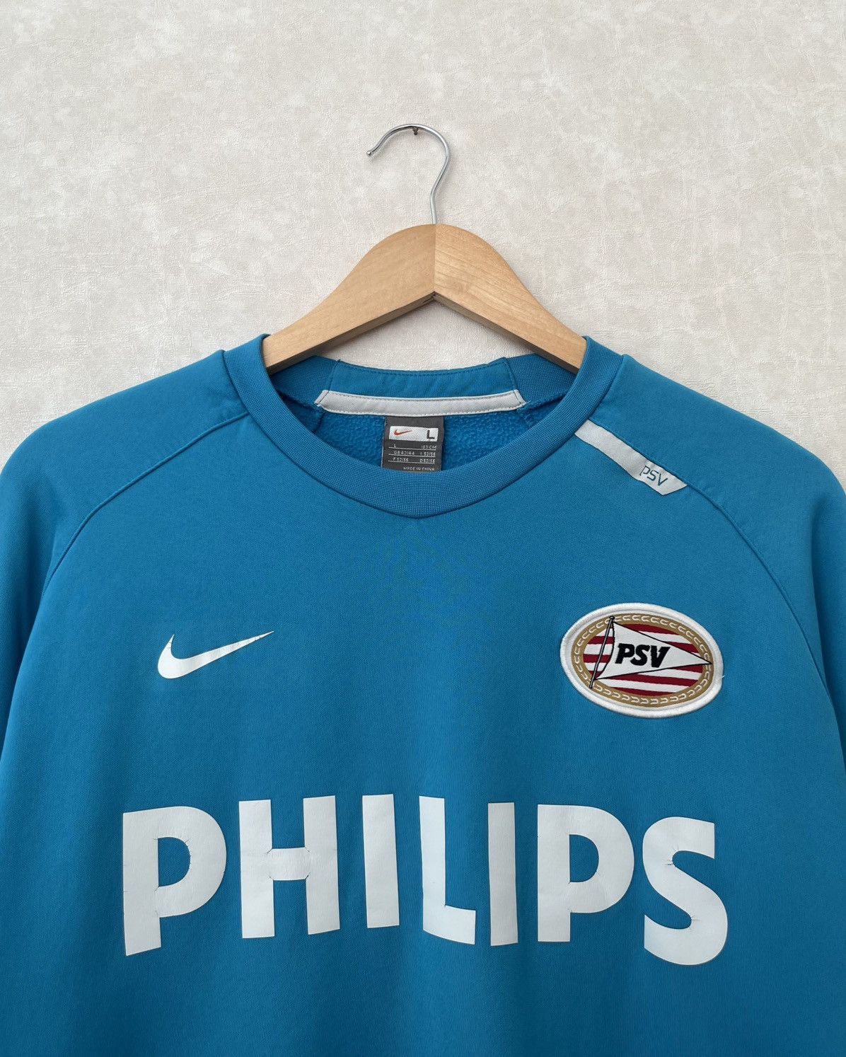 Nike PSV Eindhoven Nike Football Sweatshirt #9 Weber 00s Size US L / EU 52-54 / 3 - 2 Thumbnail