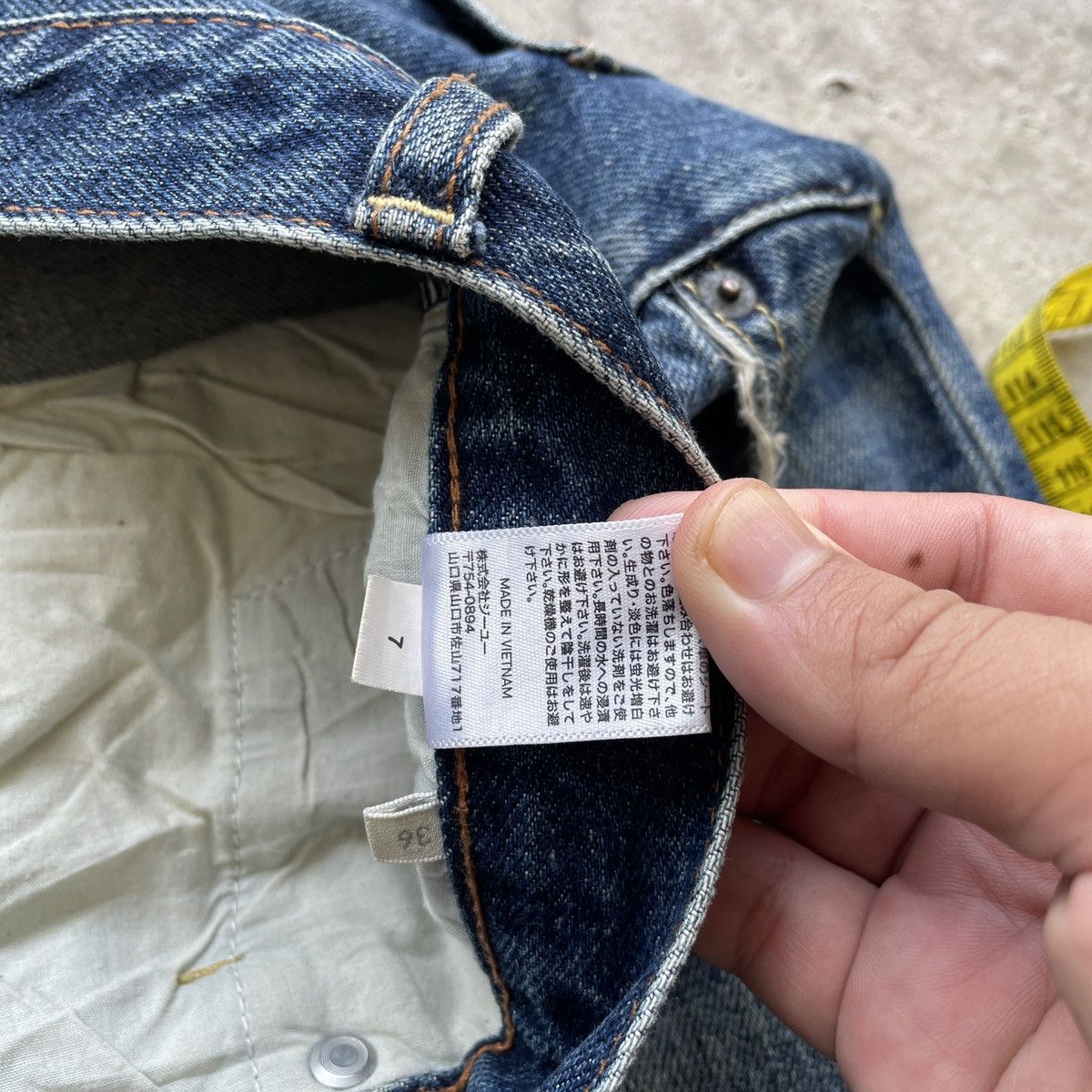 Japanese Brand × Jean × Vintage Japanese Brand Gu Faded Denim Jeans Pants W36x32 Size US 36 / EU 52 - 8 Thumbnail