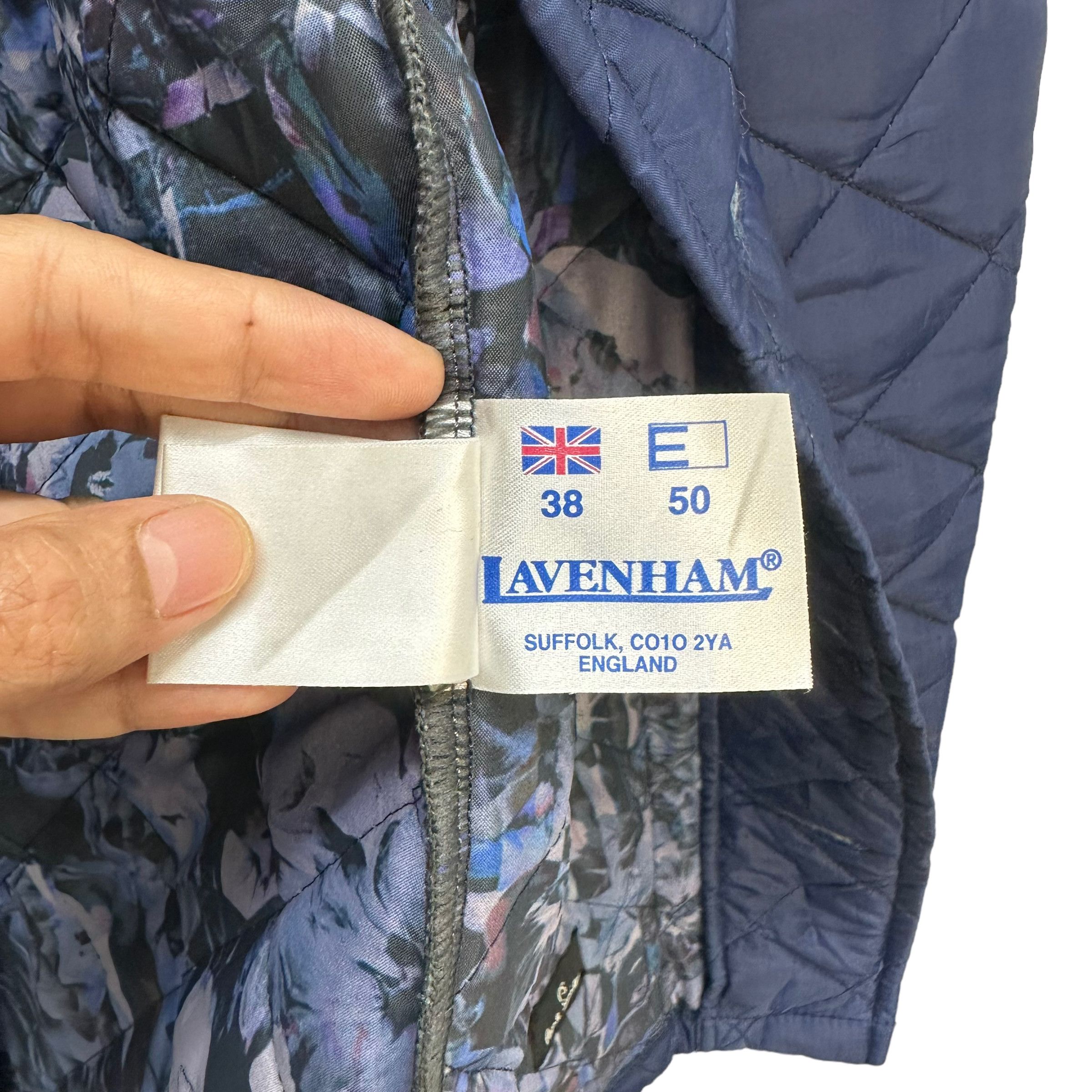 LAVENHAM X PAUL SMITH BLUE QUILTED JACKET #7647-160