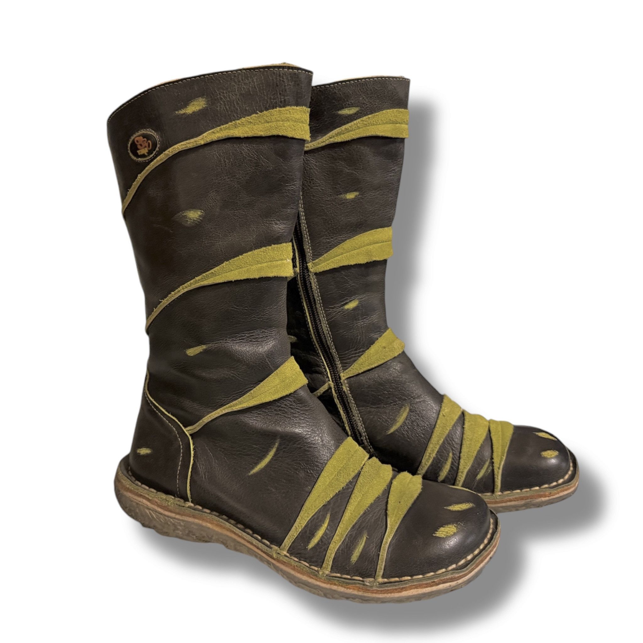 Other Ultra Rare EJECT Archive Vintage Leather Boots Size US 6.5 / IT 36.5 - 5 Thumbnail