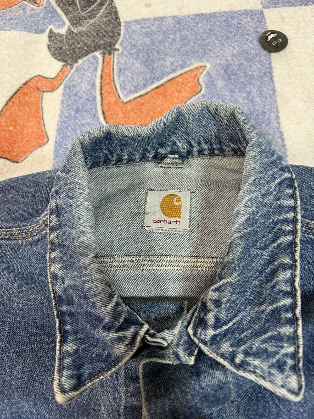 Carhartt Vintage denim trucker jacket Size US L / EU 52-54 / 3 - 5 Thumbnail