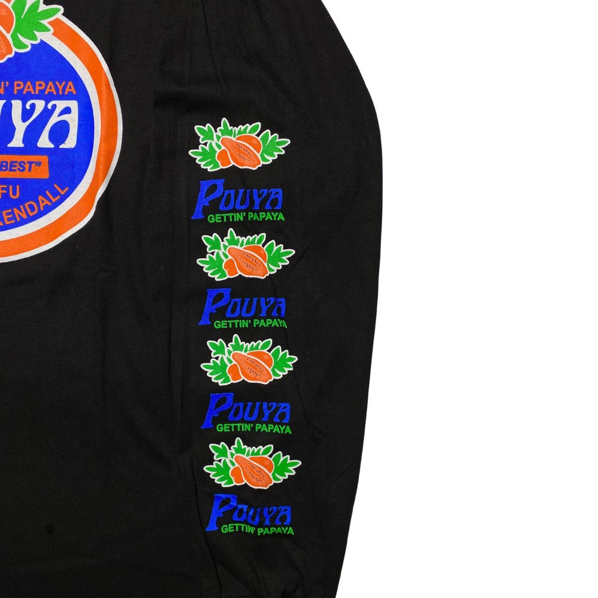 Band Tees Pouya - Black Longslevee Size US L / EU 52-54 / 3 - 3 Thumbnail