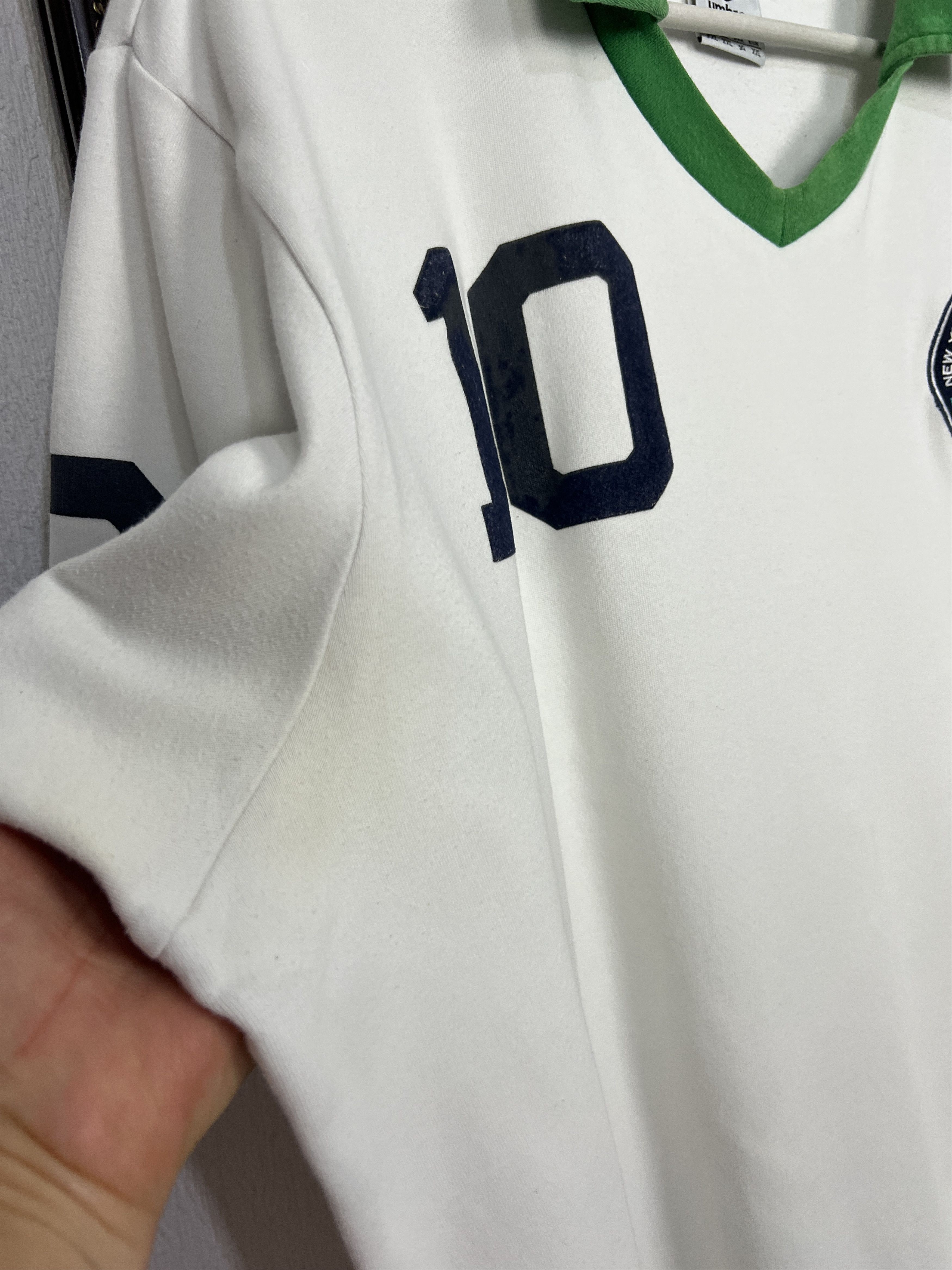 Umbro Pele #10 1976 New York Cosmos Replica Football Shirt Jersey Size US XXL / EU 58 / 5 - 6 Thumbnail