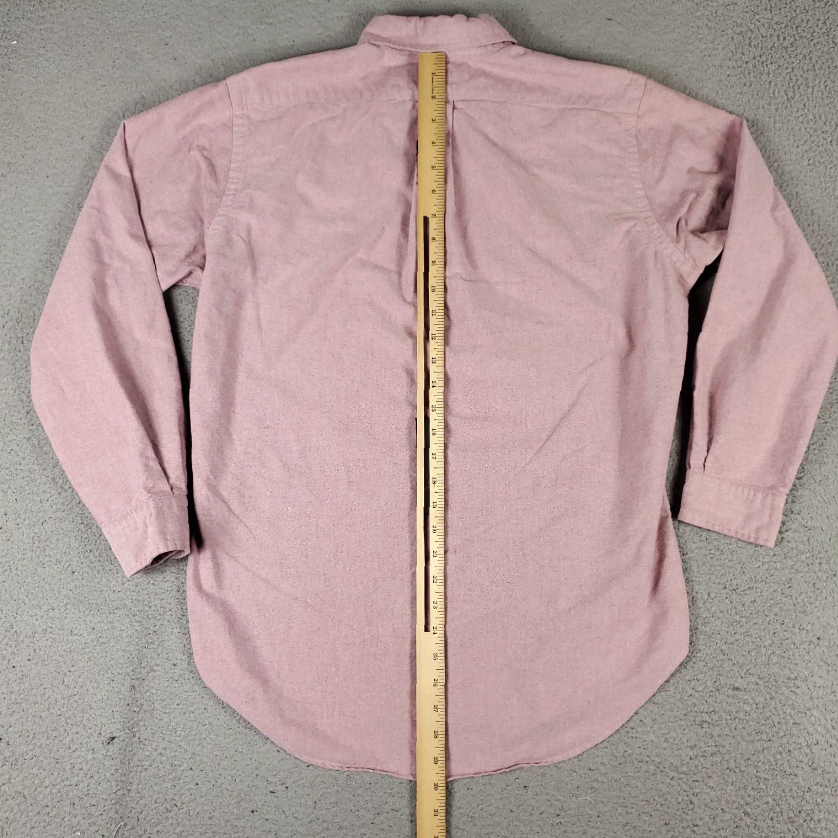 Ralph Lauren VINTAGE Ralph Lauren Dress Shirt Mens Size 15.5 Long Sleeve Cotton Red Business Casual Size 40R - 4 Thumbnail