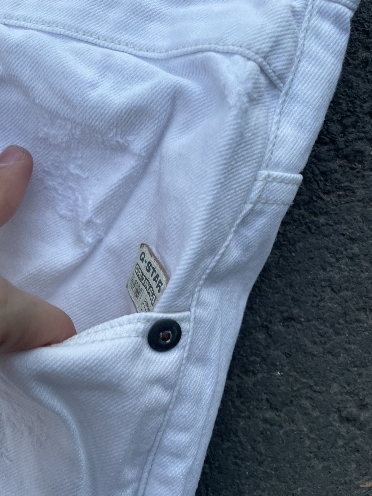 G-Star × Vintage Vintage G Star Raw jeans distressed denim buggy fit Size US 33 - 14 Thumbnail