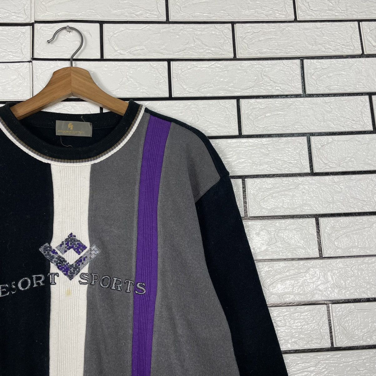 Japanese Brand Resort Sports Stripe Sweatshirt Size US M / EU 48-50 / 2 - 5 Thumbnail