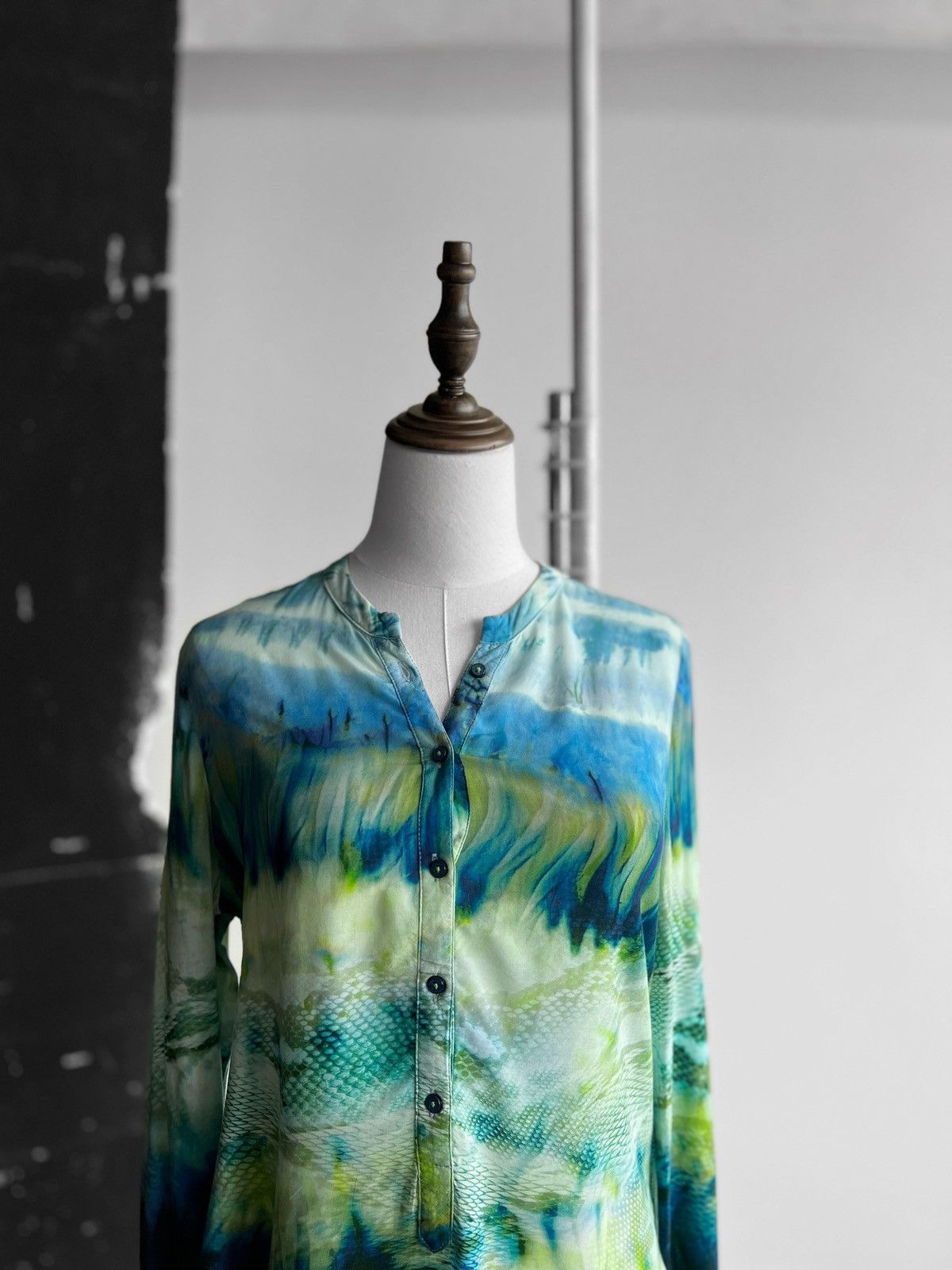 Designer Emily Van den Bergh Womens Multicolor Blouse Shirt RRP €80 Size M / US 6-8 / IT 42-44 - 5 Thumbnail
