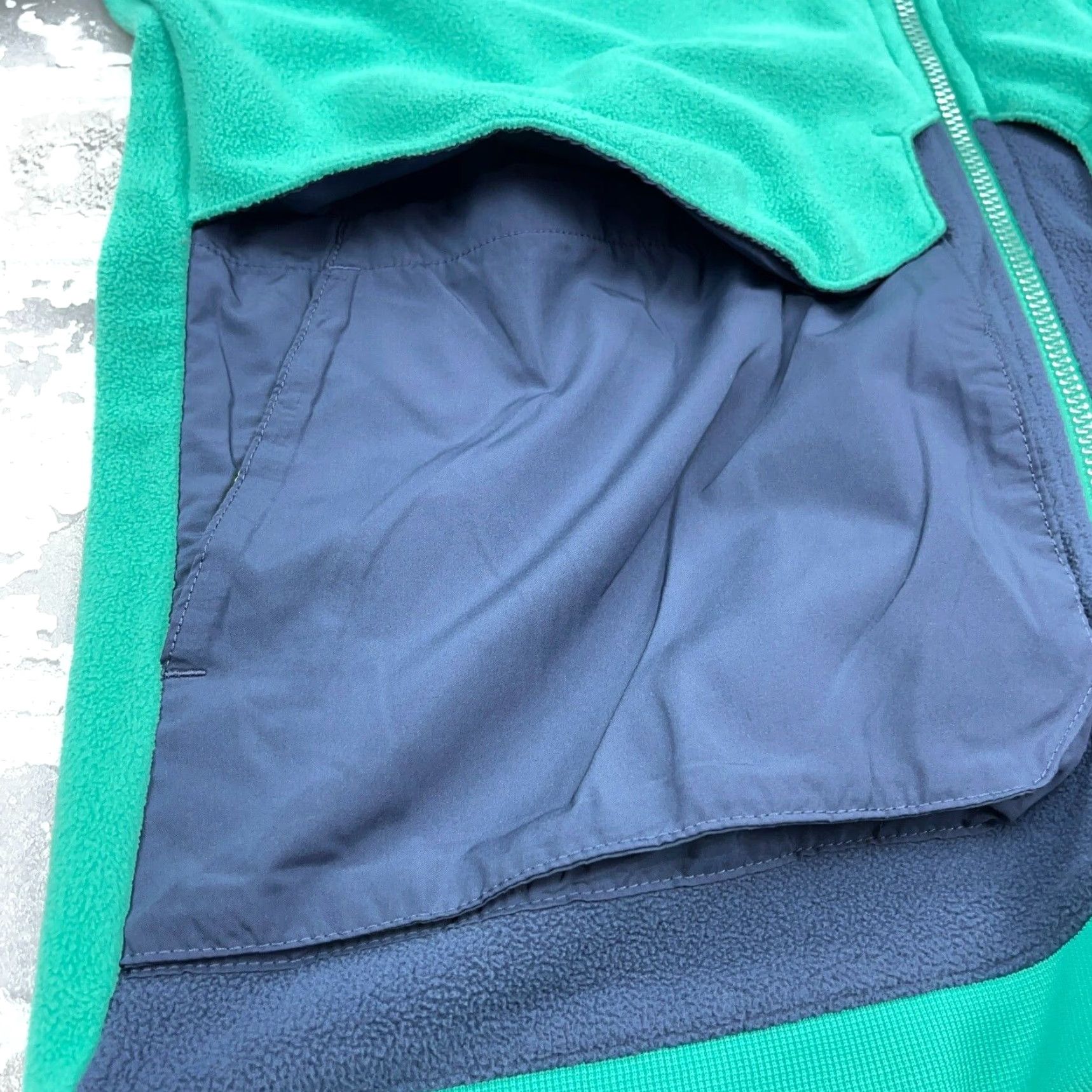 Nike Nike Jacket Women XL Green Blue Fleece Track Sweatshirt Warm Up Ladies Short description? Size XL / US 12-14 / IT 48-50 - 7 Thumbnail