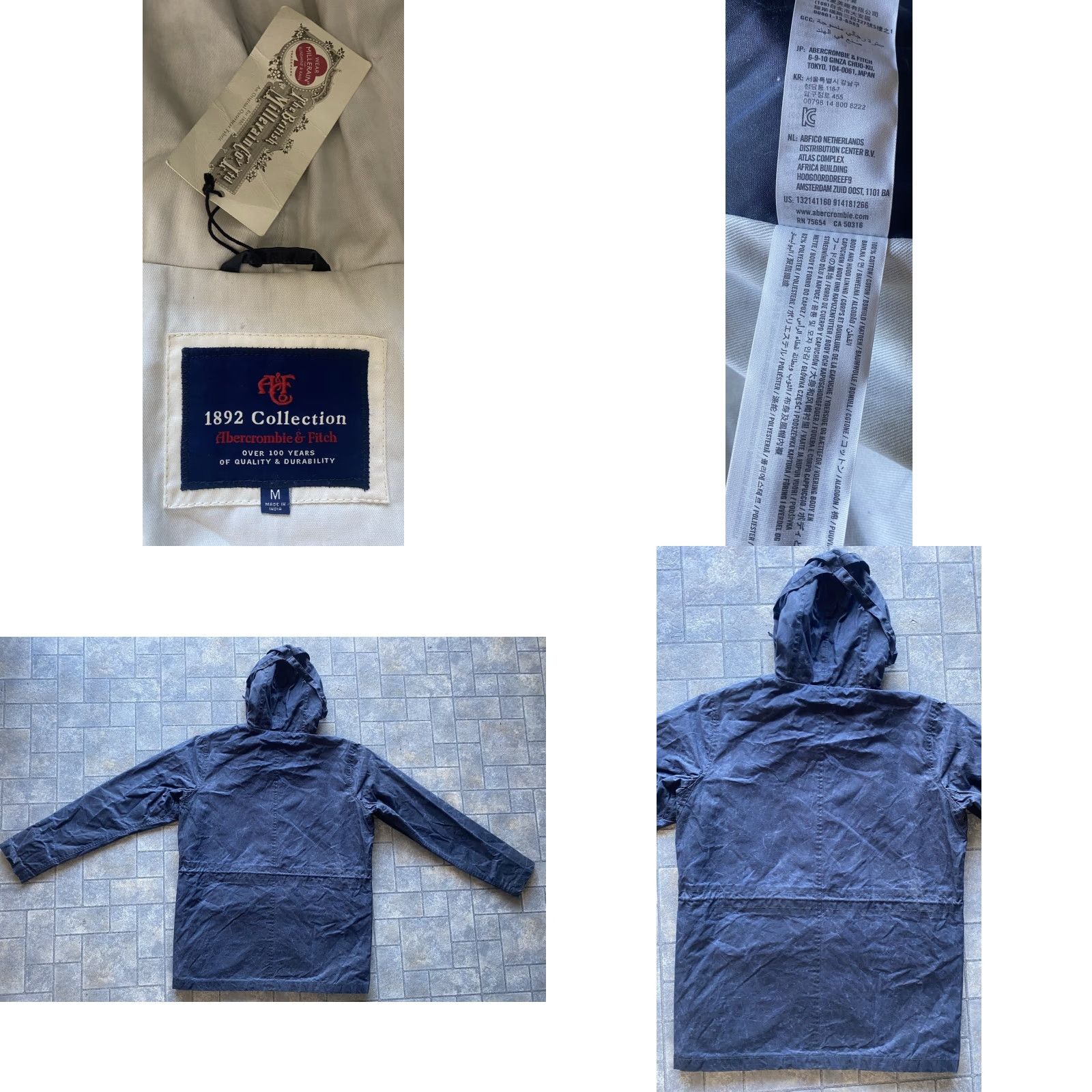 Abercrombie & Fitch NWT Abercrombie & Fitch Coat Jacket Hooded Men’s Medium Millerain Co British New Coat Hooded Jacket Men’s M NWT Size US M / EU 48-50 / 2 - 10 Thumbnail