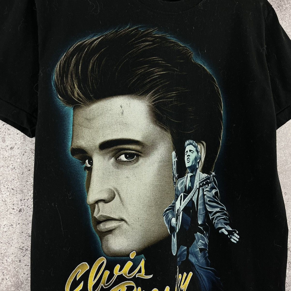 Band Tees Elvis Presley T-Shirt Rock Tee Elvis Lives Full Logo Size M Size US M / EU 48-50 / 2 - 4 Thumbnail