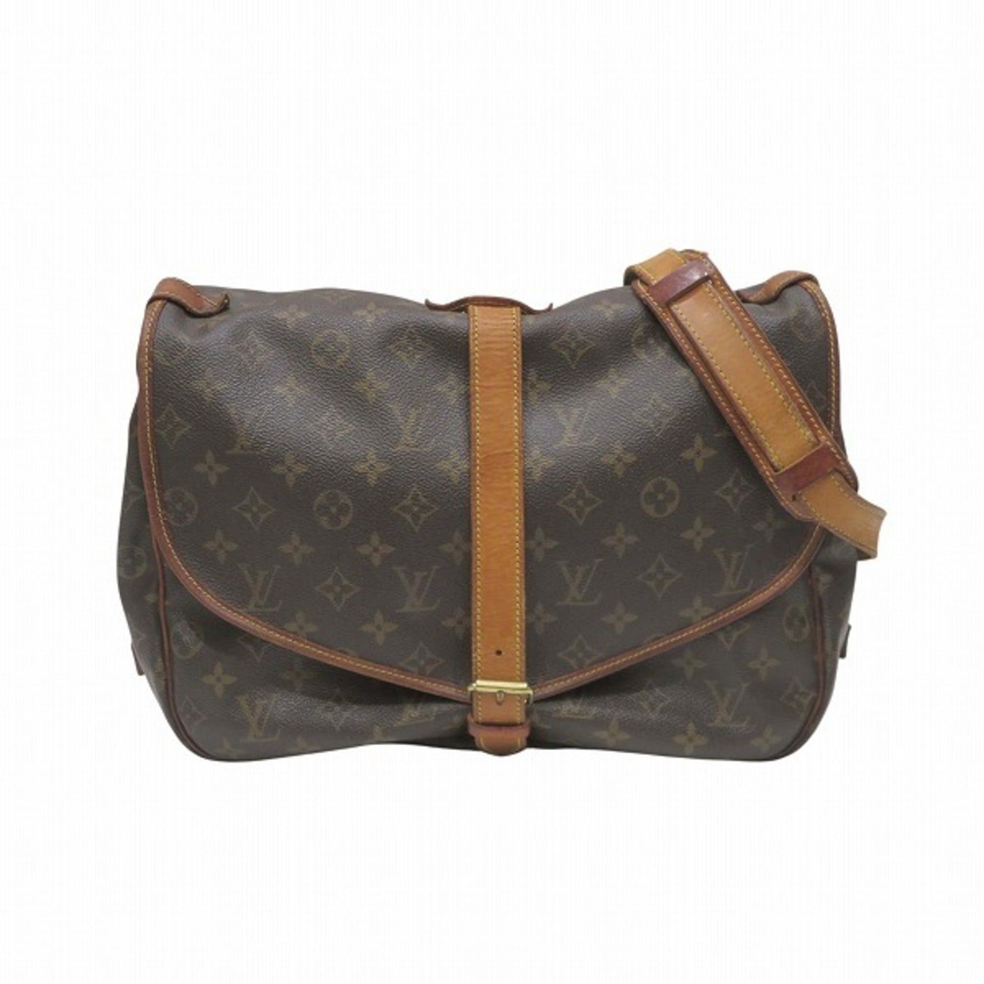 Louis Vuitton Louis Vuitton Monogram Saumur 35 M42254 Handbag Shoulder Bag Messenger for Men and Women Size ONE SIZE - 1 Thumbnail