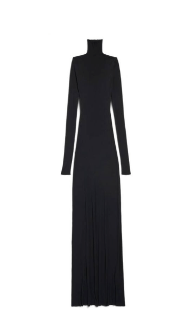 Balenciaga o1bcso1str0525 Balenciaga MIX Gowns in Black Size M / US 6-8 / IT 42-44 - 15 Thumbnail