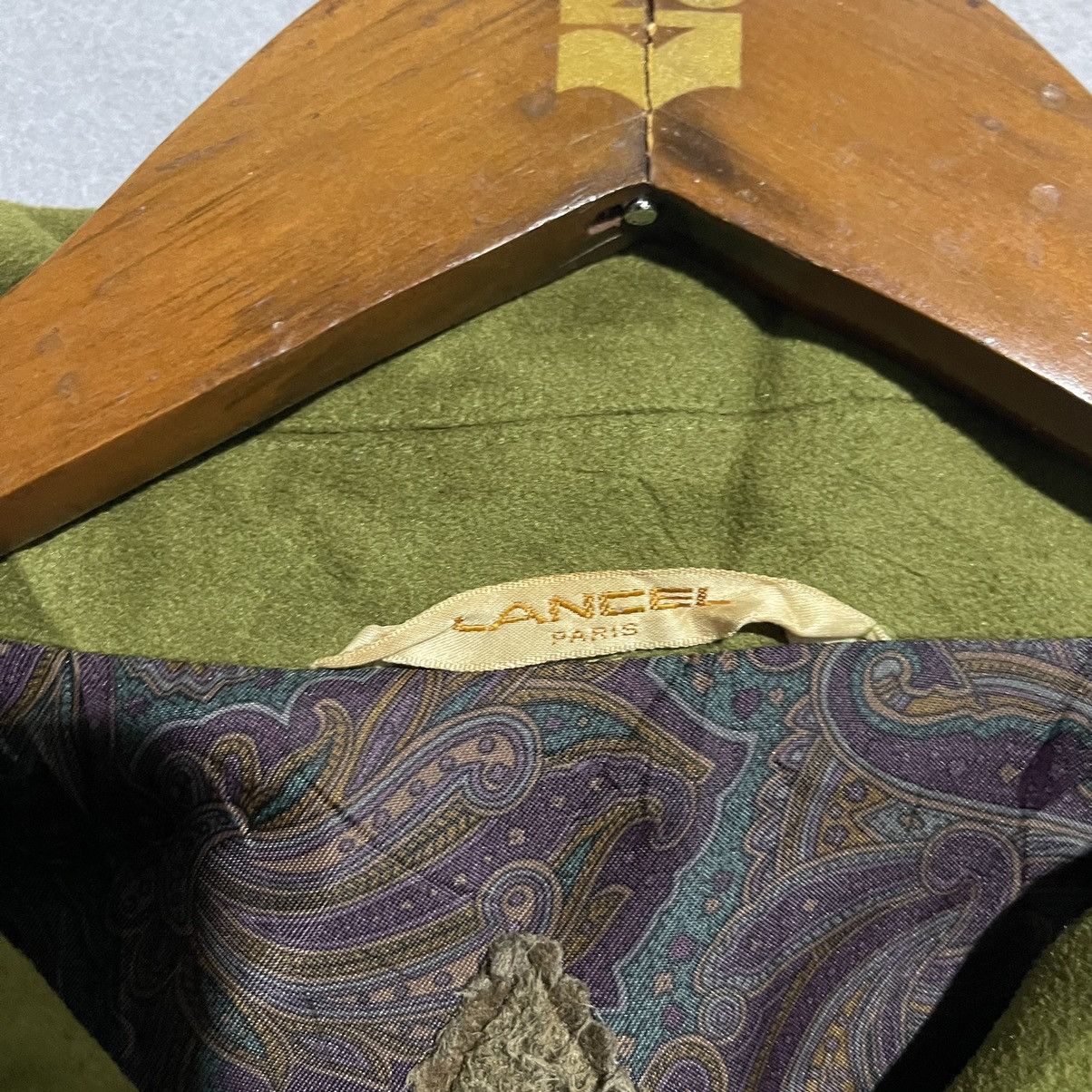 Lancel Vintage Lancel Paris Green Suede Bomber Jacket Made in Japan Size US L / EU 52-54 / 3 - 10 Thumbnail