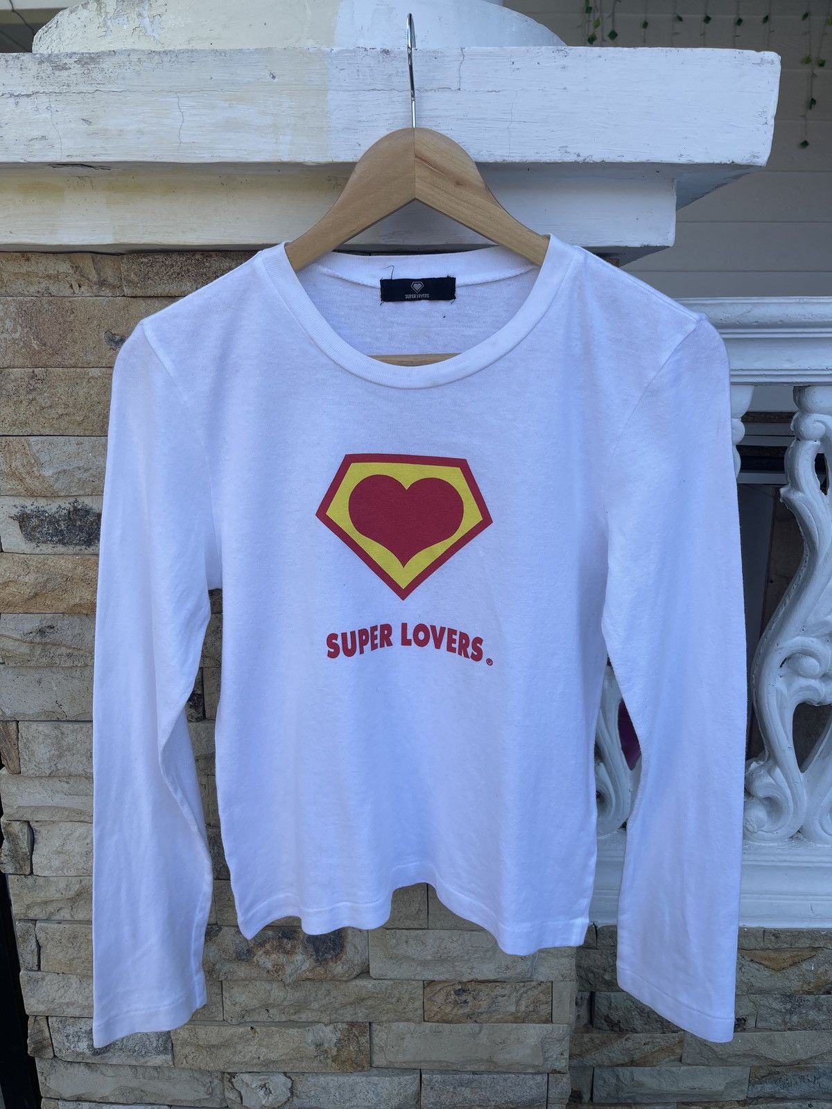 Japanese Brand × Vintage Last Drop🔥Rare🔥Vintage Super Lovers Long Sleeve T-Shirt Size US S / EU 44-46 / 1 - 1 Thumbnail