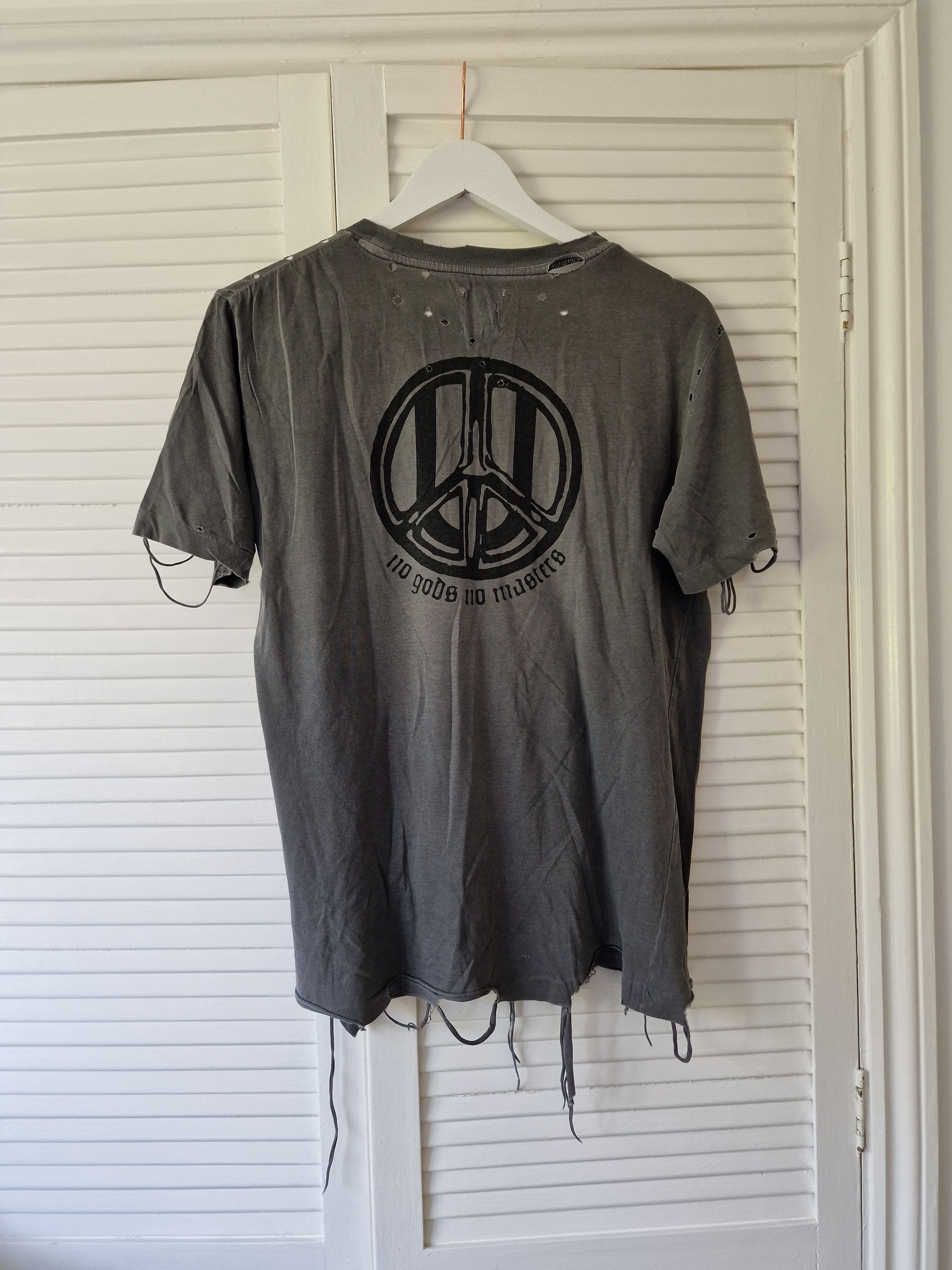 Undercover SS03 Scab 'No Gods No Masters' T-Shirt - Size M Size US M / EU 48-50 / 2 - 7 Thumbnail
