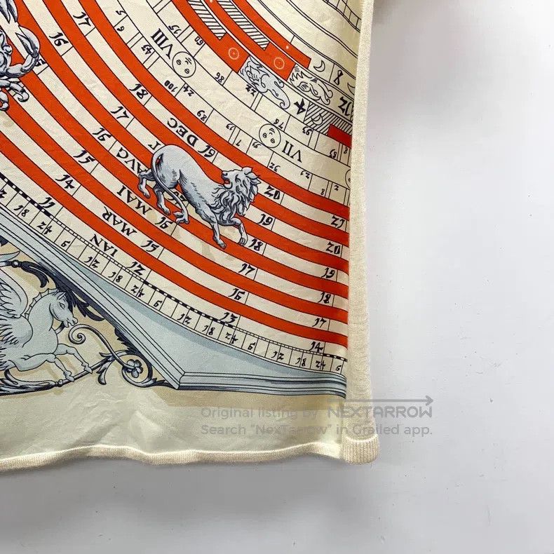 Hermes Hermes Color-blocked constellation compass silk and cashme Size XS / US 0-2 / IT 36-38 - 4 Thumbnail