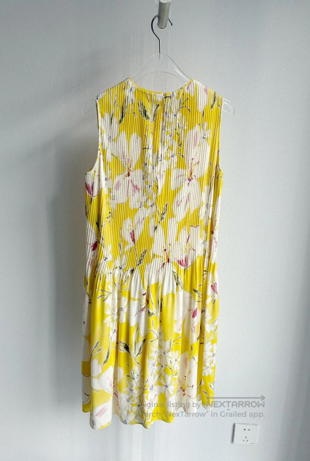 Loro Piana Loro Piana Yellow Floral Dress. Size S / US 4 / IT 40 - 2 Thumbnail