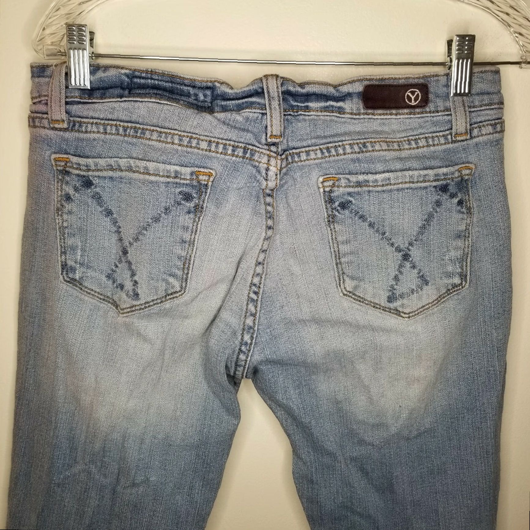 Vintage Yaso Jeans Womens 9/10 30 Blue Straight Size 30" / US 8 / IT 44 - 5 Thumbnail