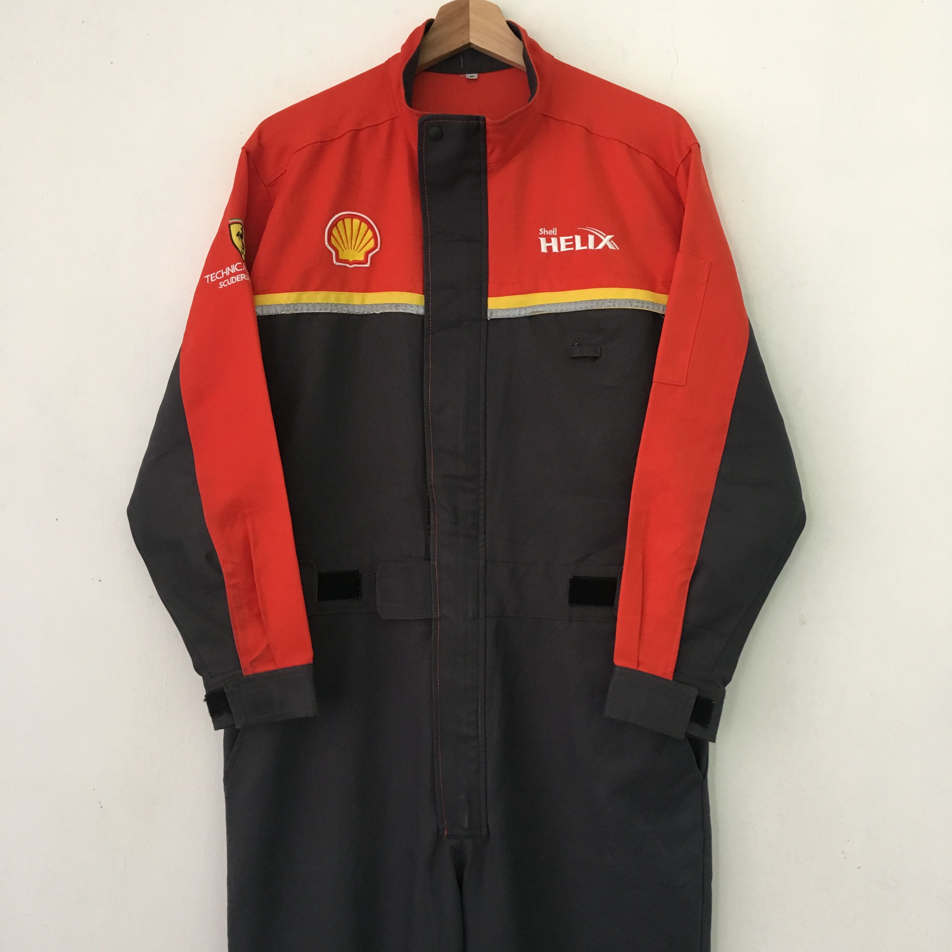 Ferrari × Vintage Vintage Shell Uniform Coveralls Ferrari Racing Motor Oils Size US M / EU 48-50 / 2 - 3 Thumbnail