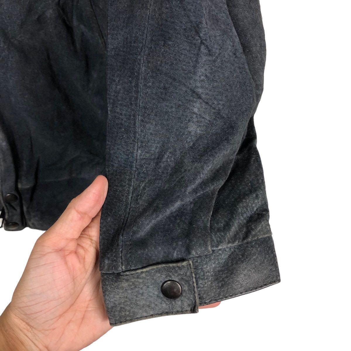 Genuine Leather Vintage Pig Skin Genuine Leather Jacket England Issey Miyake Size US L / EU 52-54 / 3 - 15 Thumbnail
