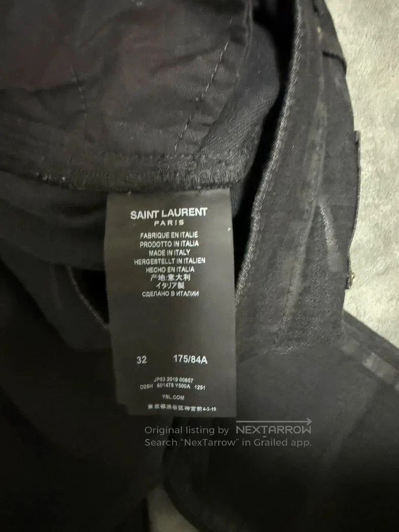 Yves Saint Laurent YSL Saint Laurent Black Denim Jeans. Size US 32 / EU 48 - 3 Thumbnail