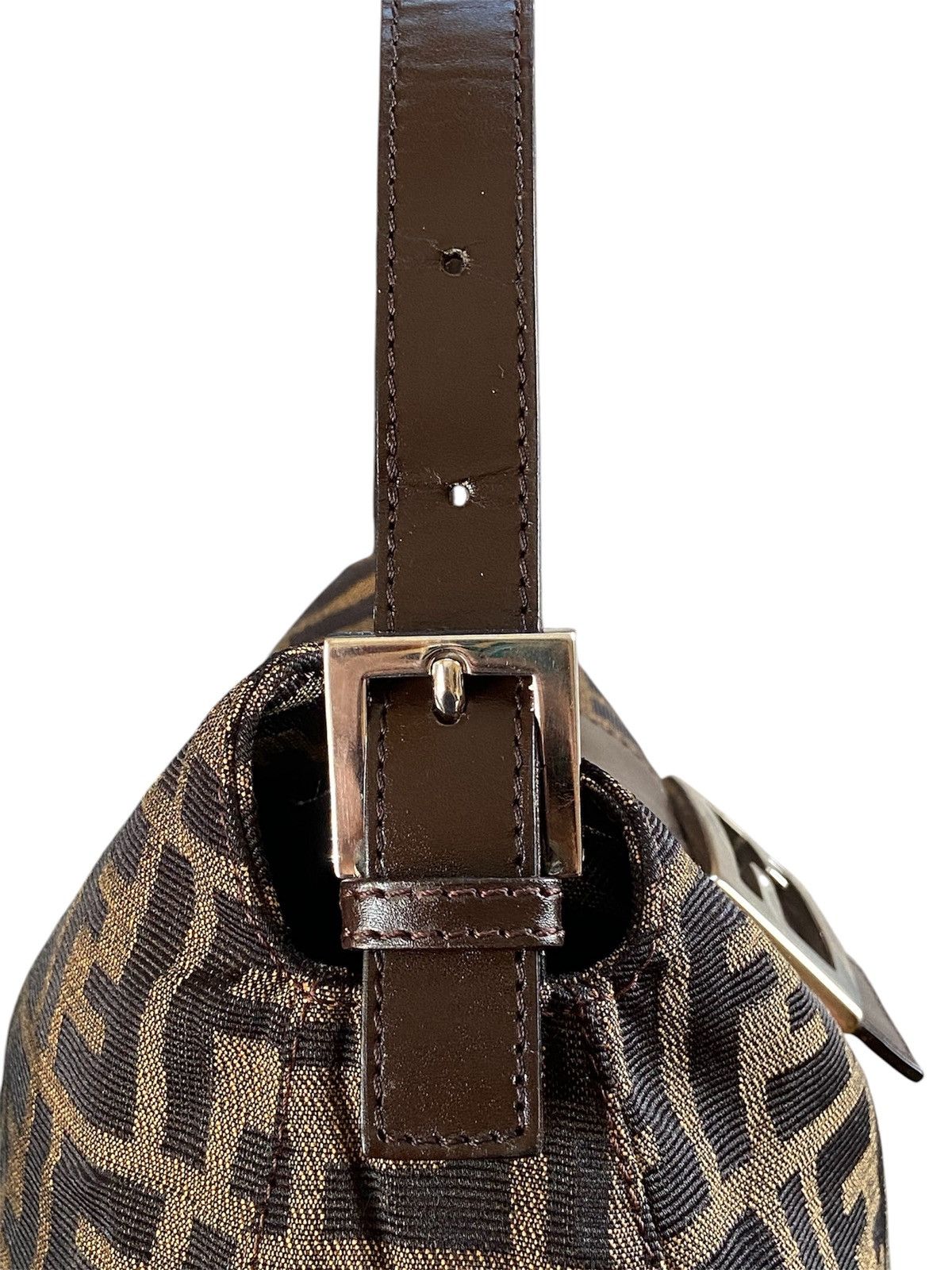 Fendi RARE Vintage Fendi Zucca Double Flap Shoulder Bag Size ONE SIZE - 11 Thumbnail