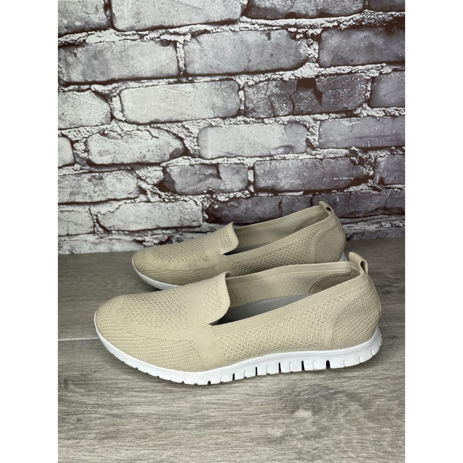 Cole Haan Cole Haan Zerogrand Stitchlite Beige Knit Slip On Sneakers W Size US 9.5 / IT 39.5 - 17 Thumbnail