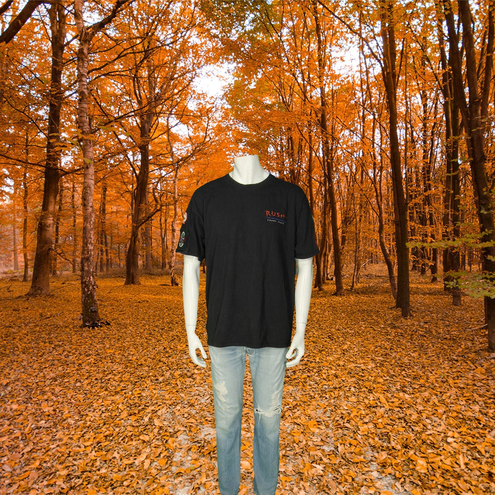 Other Y2K Vintage Rush Vapor Trails Tour 2002 Patch Band T Shirt Size US XL / EU 56 / 4 - 2 Thumbnail