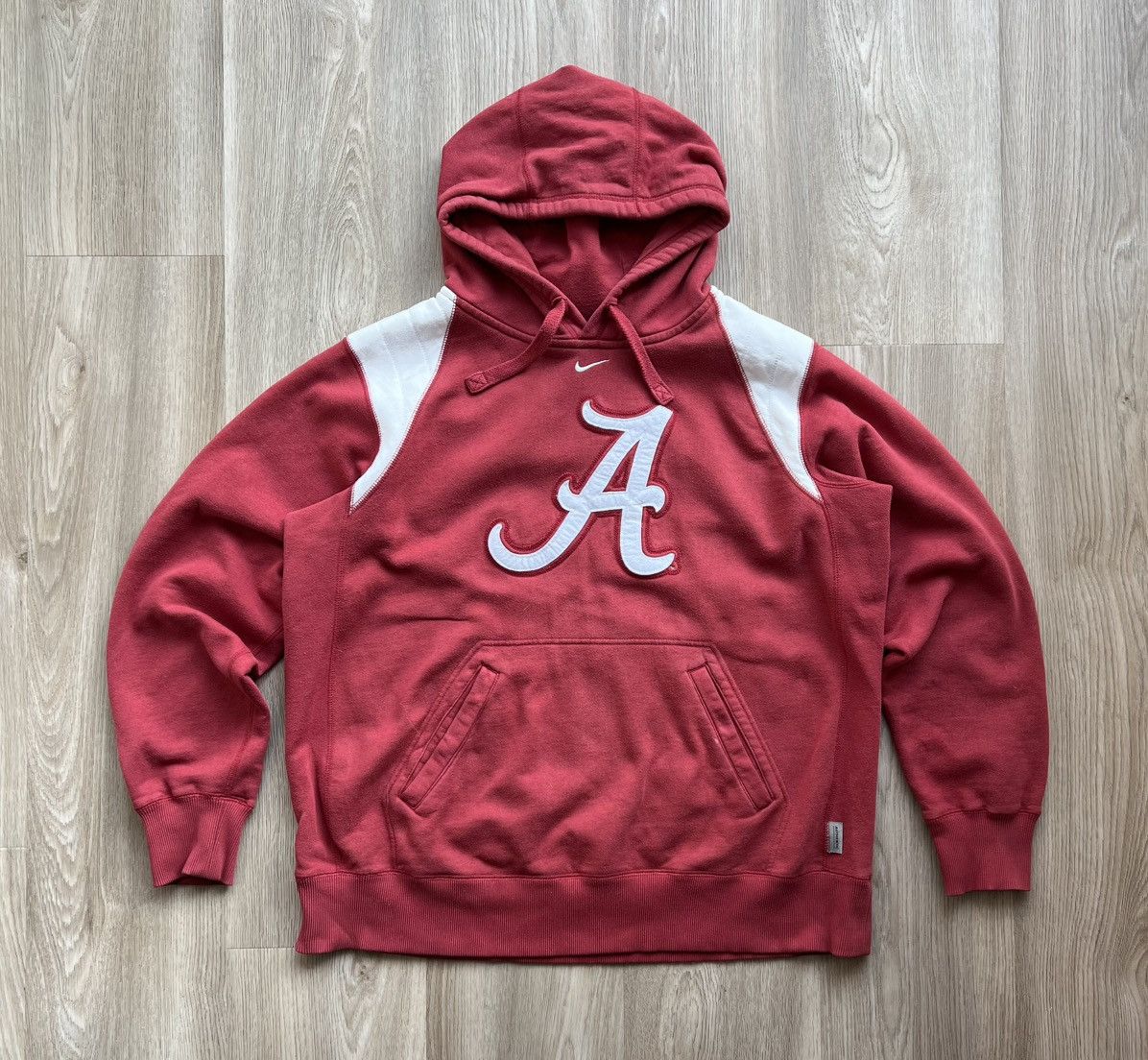 Nike × Vintage Vintage Nike Alabama Hoodie Center Swoosh Embroidered Logo Size US M / EU 48-50 / 2 - 1 Thumbnail