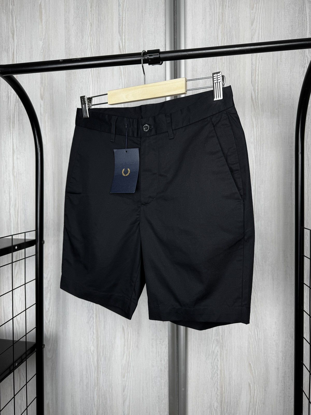 Fred Perry Fred Perry Classic Twill Short Black Size US 28 / EU 44 - 4 Thumbnail
