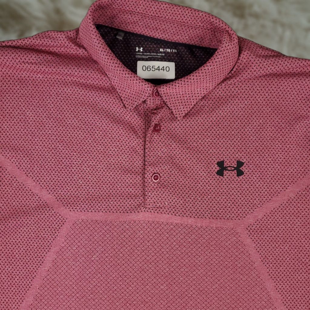 Under Armour Under Armour Polo Shirt Mens XL Burgundy/Pink Golf Casual Short Sleeve Shirt Size US XL / EU 56 / 4 - 1 Thumbnail