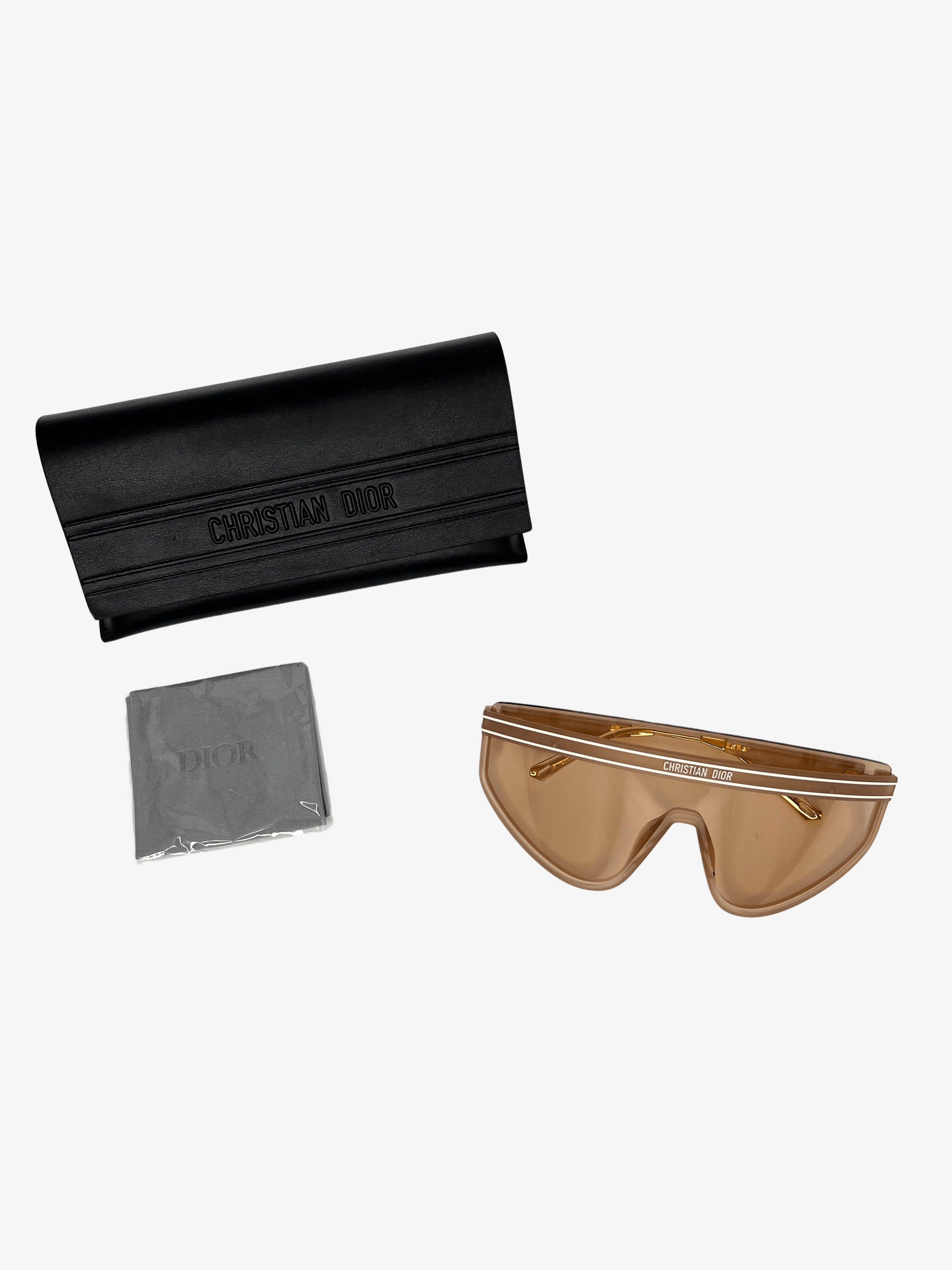 Dior $768 Christian Dior Rose Visor Sunglasses Size ONE SIZE - 6 Thumbnail