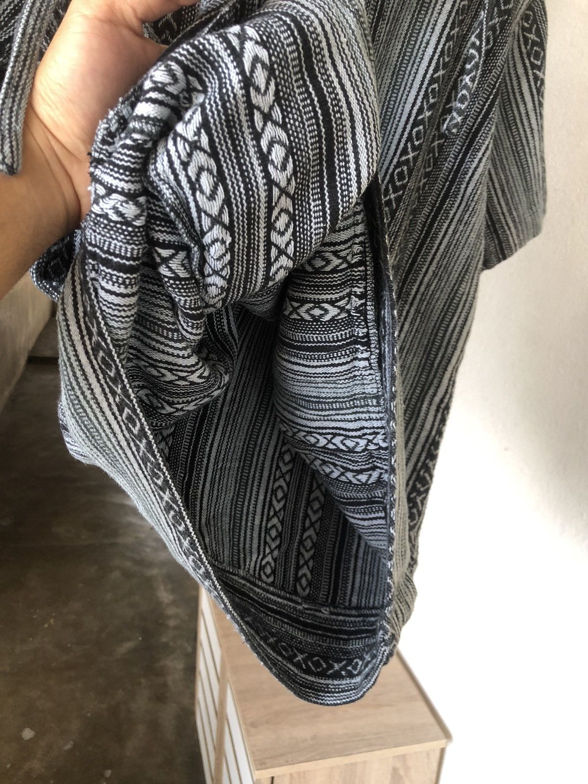 Vintage Vintage Lakhay Knit Cotton Hitchhiker Boho Hoodie Like Coogi Size US S / EU 44-46 / 1 - 14 Thumbnail